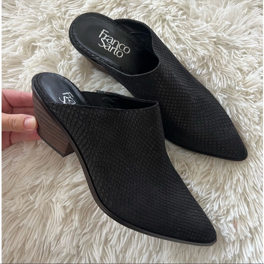 Franco Sarto Sonia Mules Sz 7